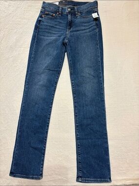 Gap Jeans classic straight mid rise jeans 25/0 Petite NWT